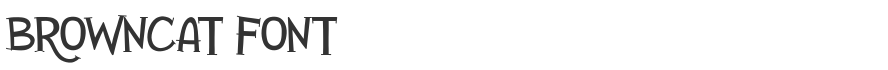 Browncat Font
