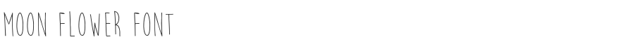 Moon Flower Font