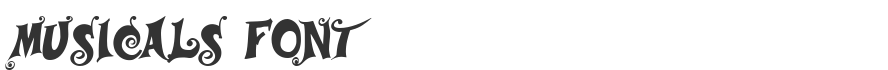 Musicals Font