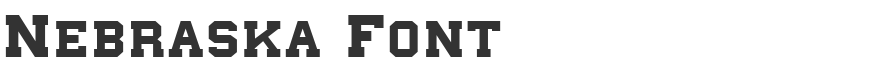 Nebraska Font