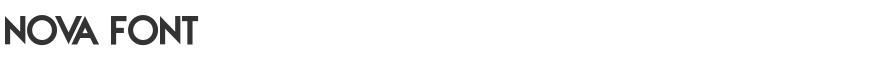 Nova Font