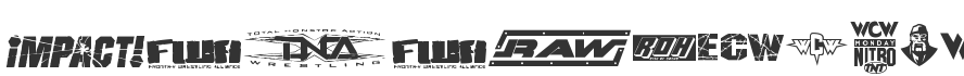 Pro Wrestling Logos Font