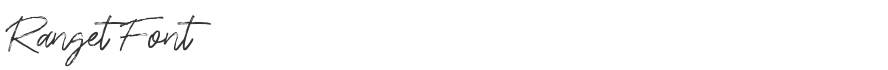 Ranget Font