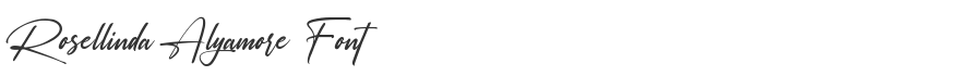 Rosellinda Alyamore Font