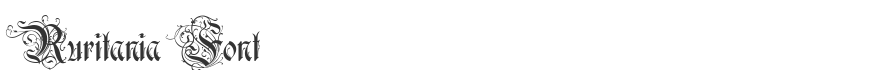 Ruritania Font