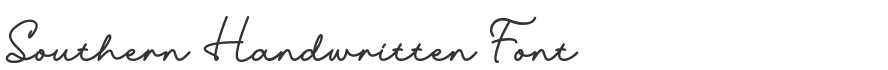 Southern Handwritten Font