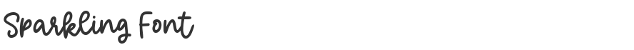 Sparkling Font