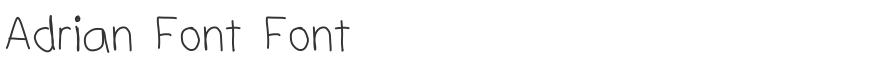 Adrian Font Font