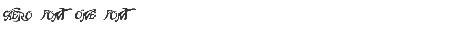Aero Font One Font