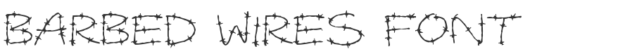 Barbed Wires Font