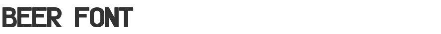 Beer Font