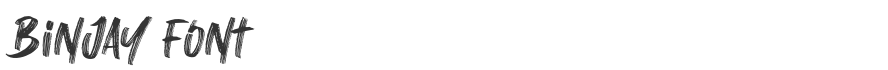 Binjay Font