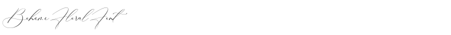 Boheme Floral Font