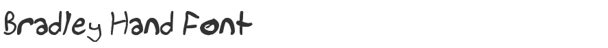 Bradley Hand Font