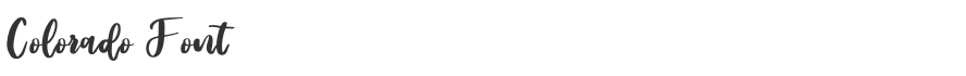 Colorado Font