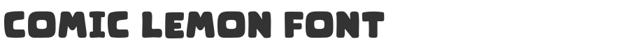 Comic Lemon Font