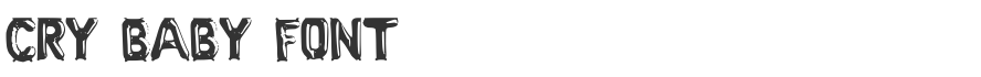 Cry Baby Font