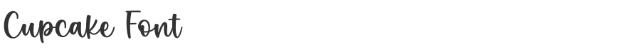 Cupcake Font