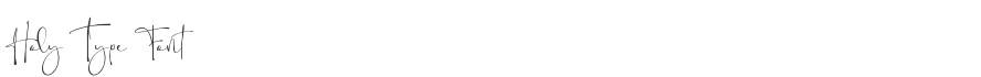 Holy Type Font