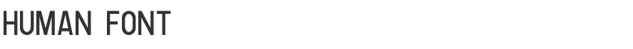 Human Font