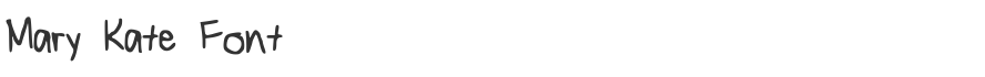 Mary Kate Font