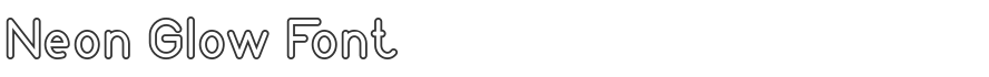 Neon Glow Font