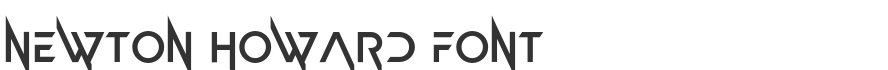 Newton Howard Font