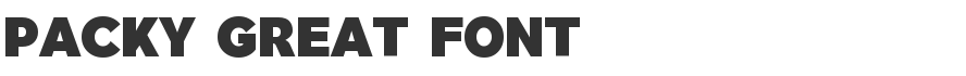 Packy Great Font