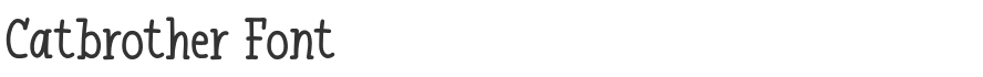 Catbrother Font