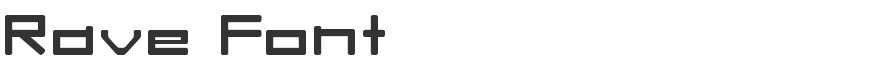 Rave Font