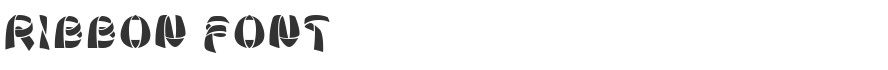 Ribbon Font