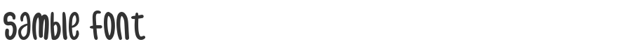 Samble Font