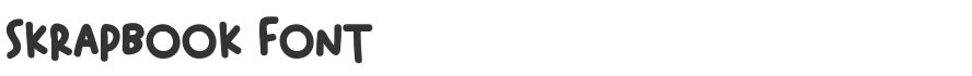 Skrapbook Font