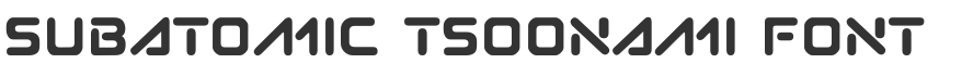 Subatomic Tsoonami Font