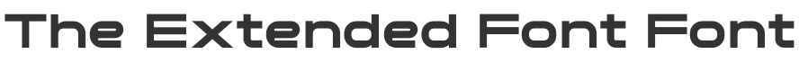 The Extended Font Font