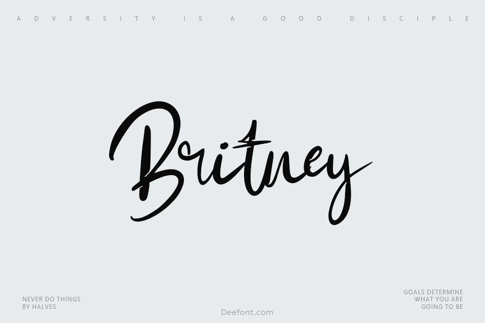 Britney Font