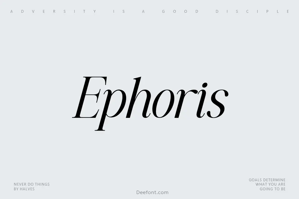 Ephoris Font