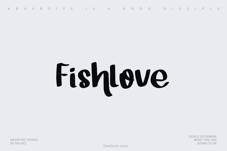 Fishlove Font