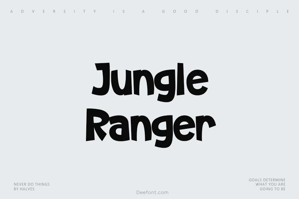 Jungle Ranger Font