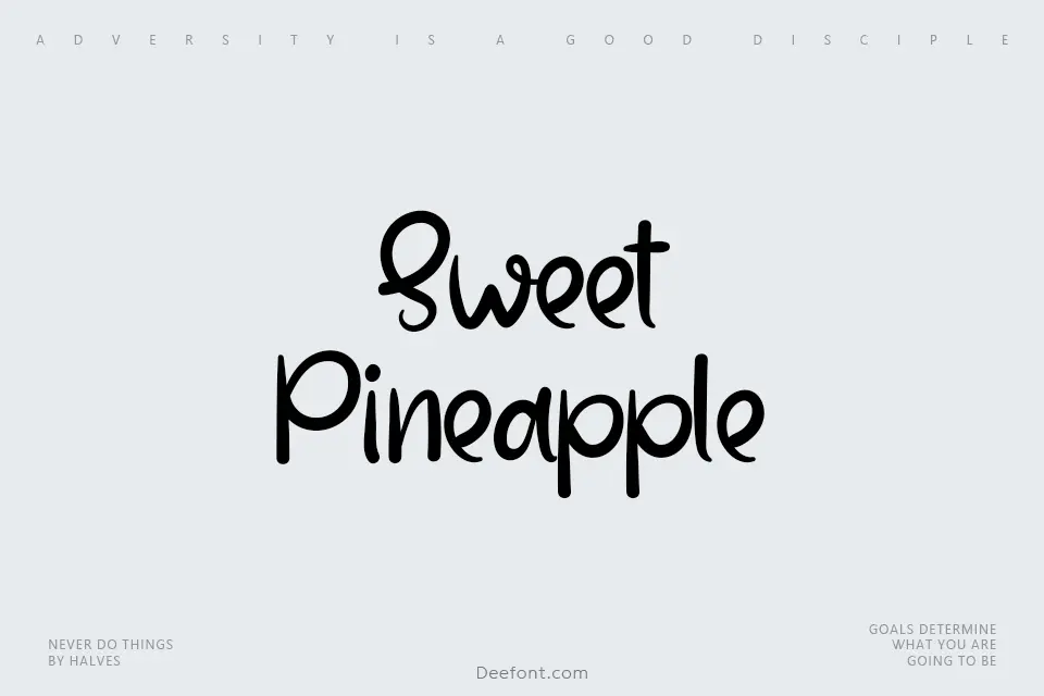 Sweet Pineapple Font