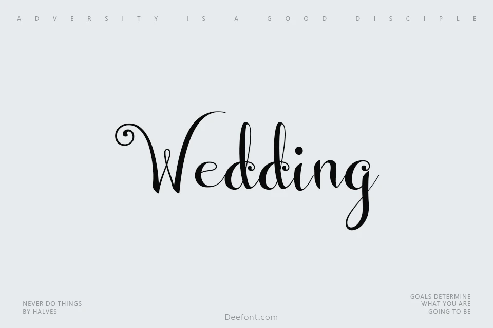 Wedding Font