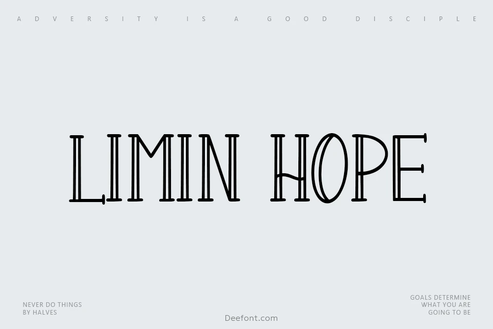 Limin Hope Font