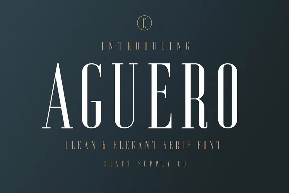 Aguero Serif Font