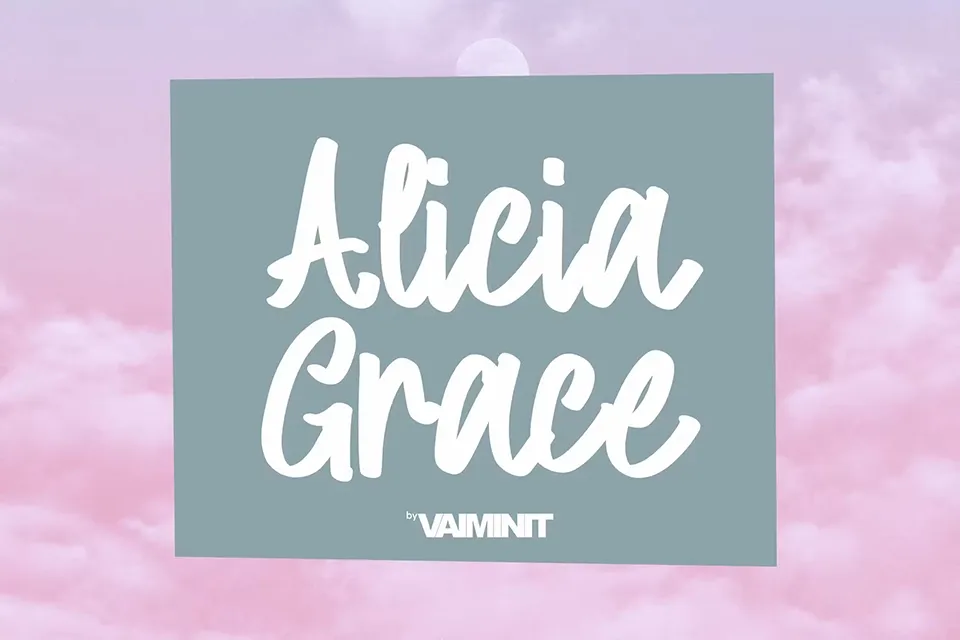 Alicia Grace Script Font