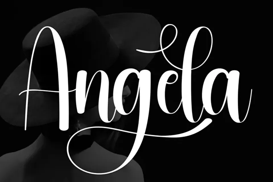 Angela Script Font
