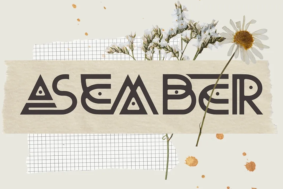 Asember Ligature Font