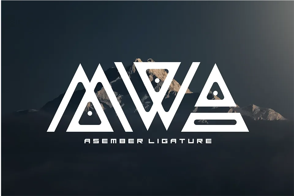 Asember Ligature Font