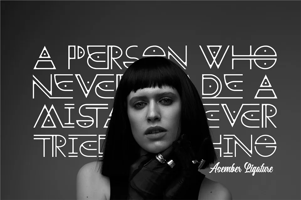 Asember Ligature Font