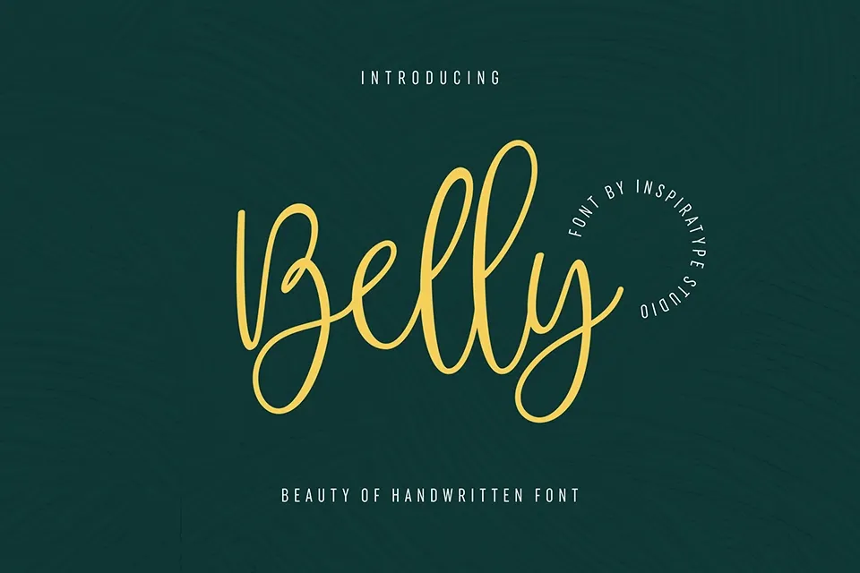 Belly Script Font