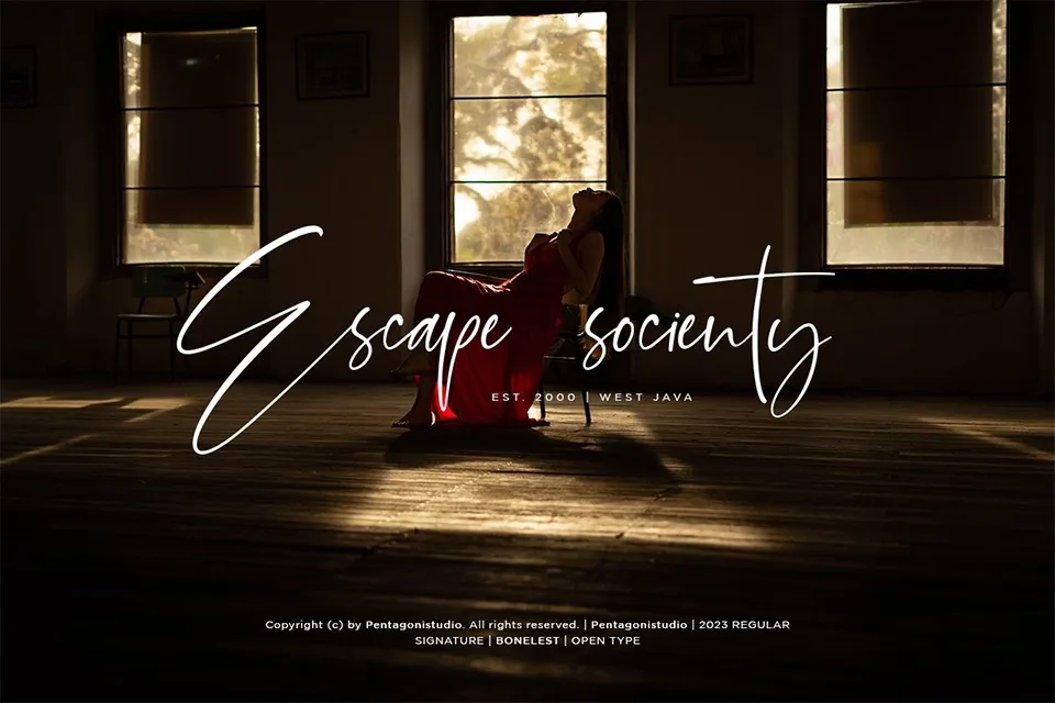 Bonelest  Stylish Ligature Font